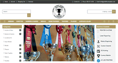 Desktop Screenshot of goldribbontrophies.com